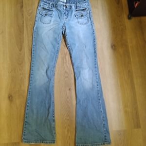 Aeropostale Hailey Skinny Flare Jeans, sz 1/2 reg